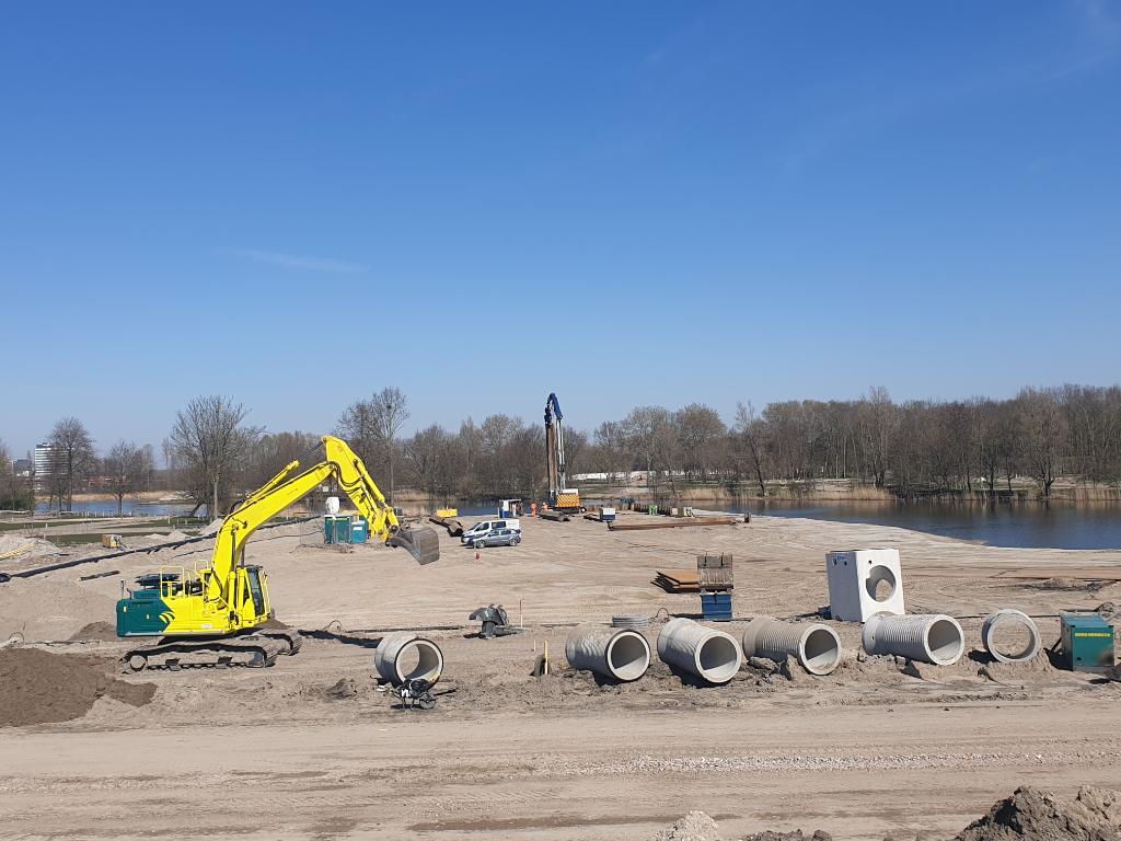 Eerste heipalen Floriade geslagen